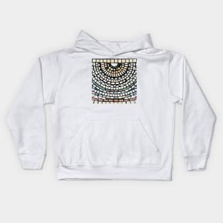 Oriental geometric mosaic. Kids Hoodie